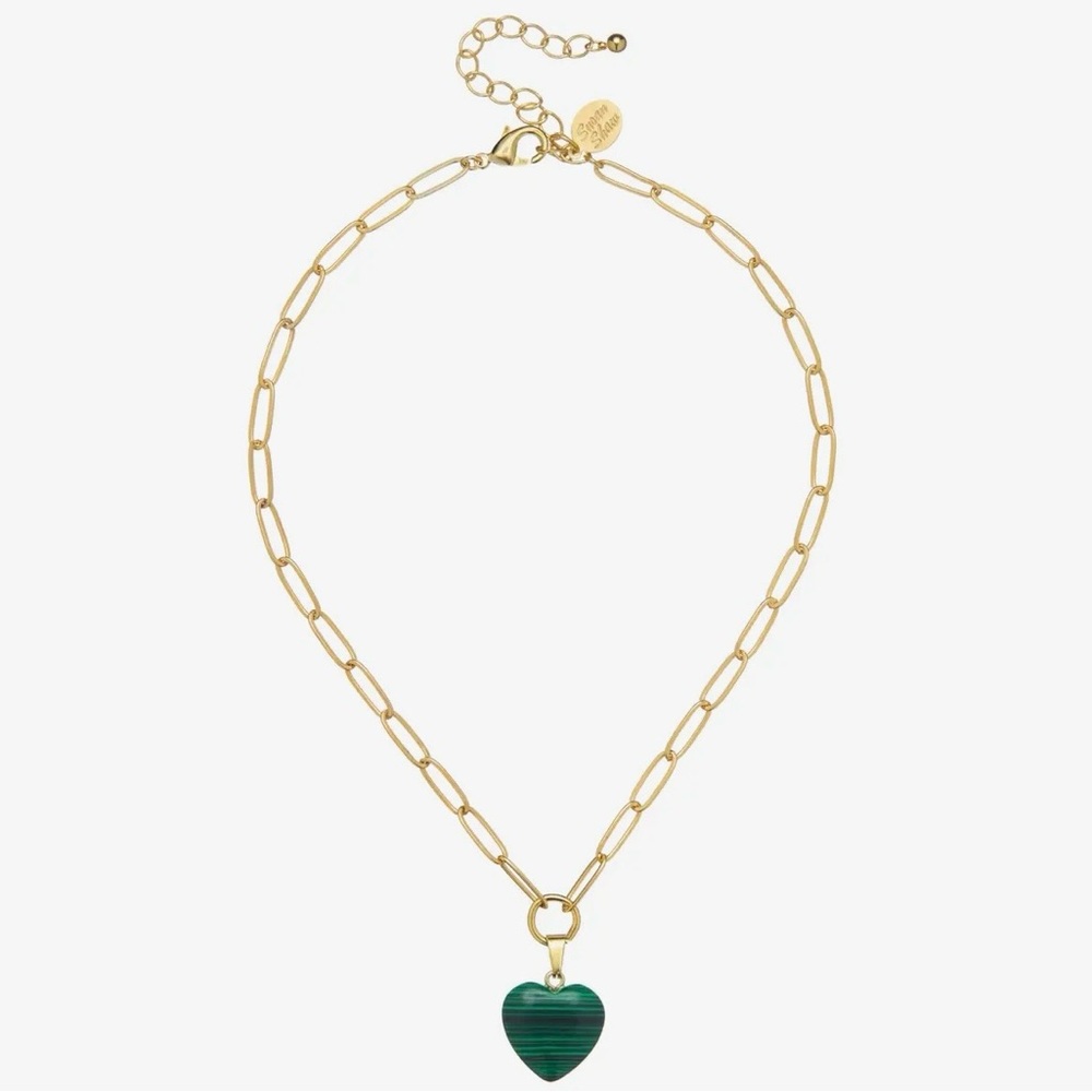 Gold Heart Pendant Necklace